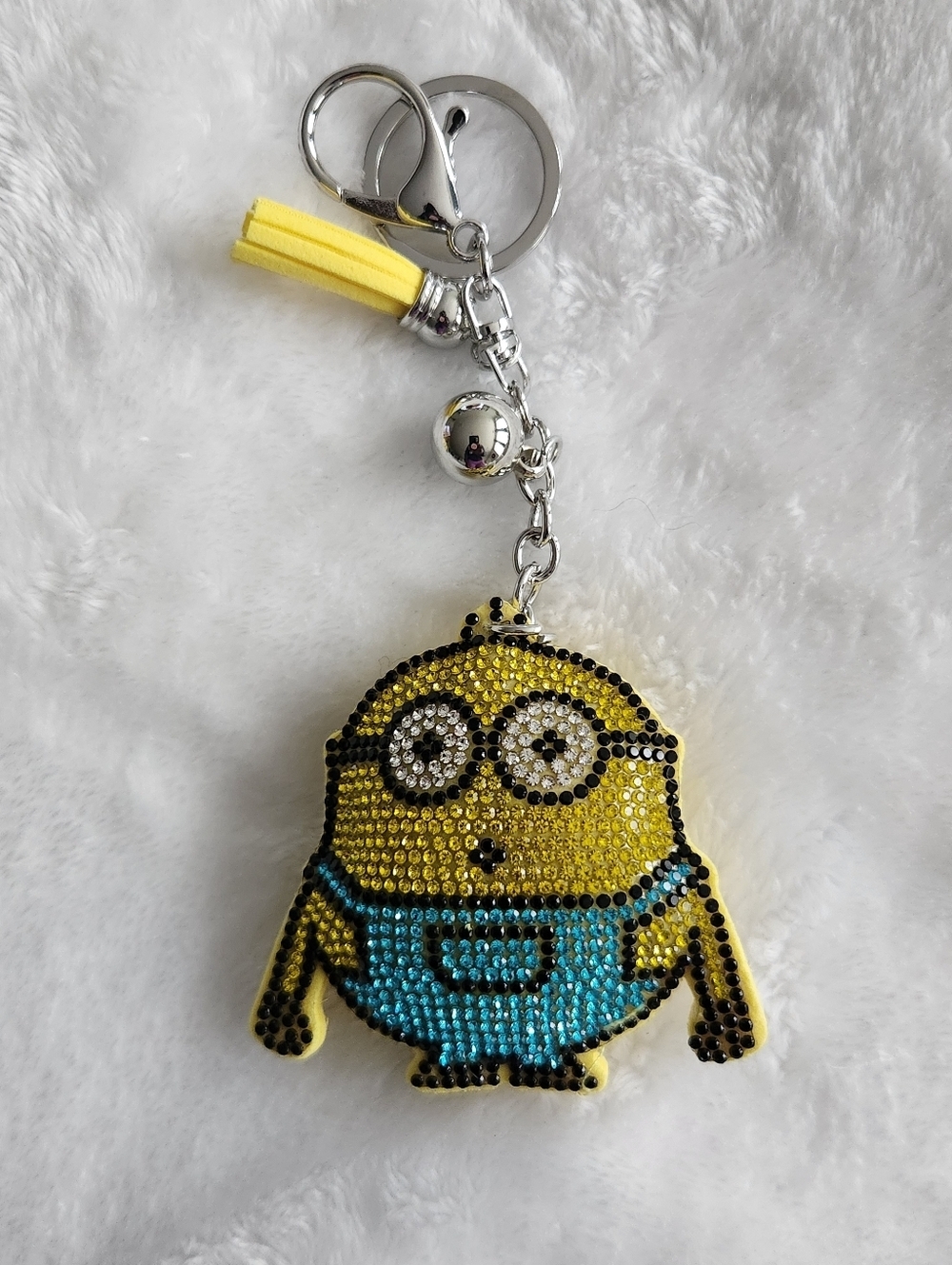 Minions Beaded Keychain Set - Yellow Blue Characters (Set of 4) - Picture 9 of 10